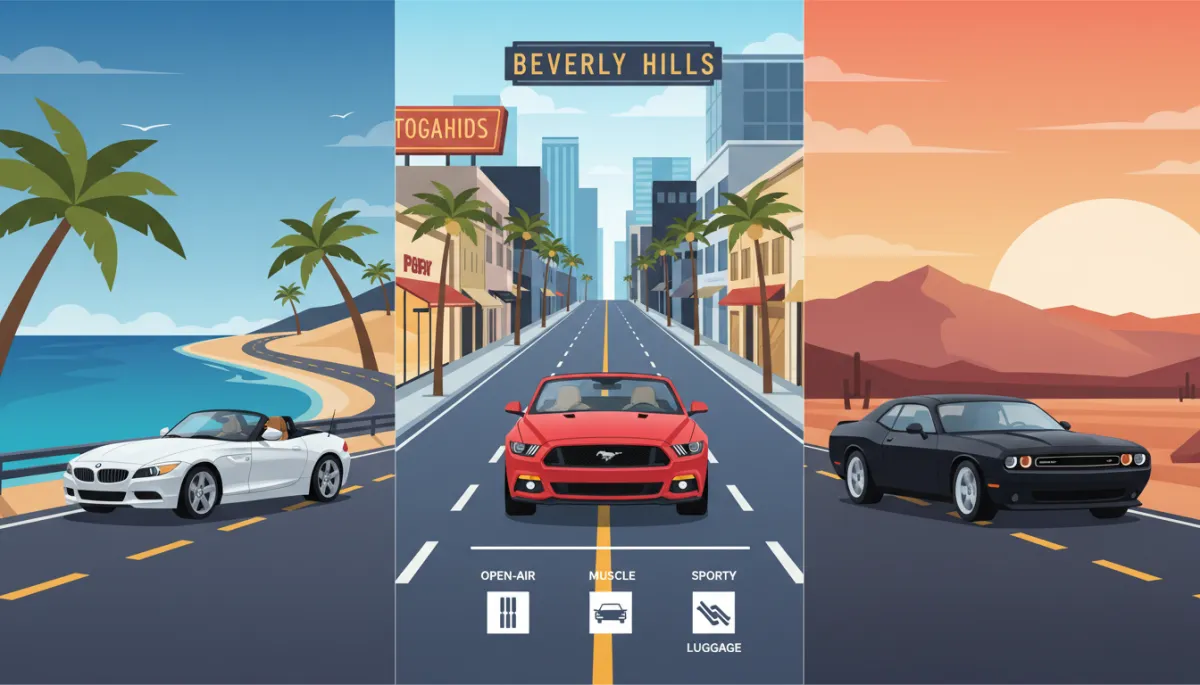 BMW Z4 vs Mustang vs Challenger: LA Car Rentals
