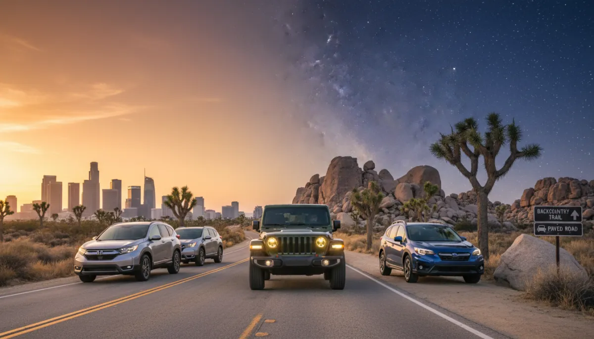 Best Rental Cars for Joshua Tree Road Trip