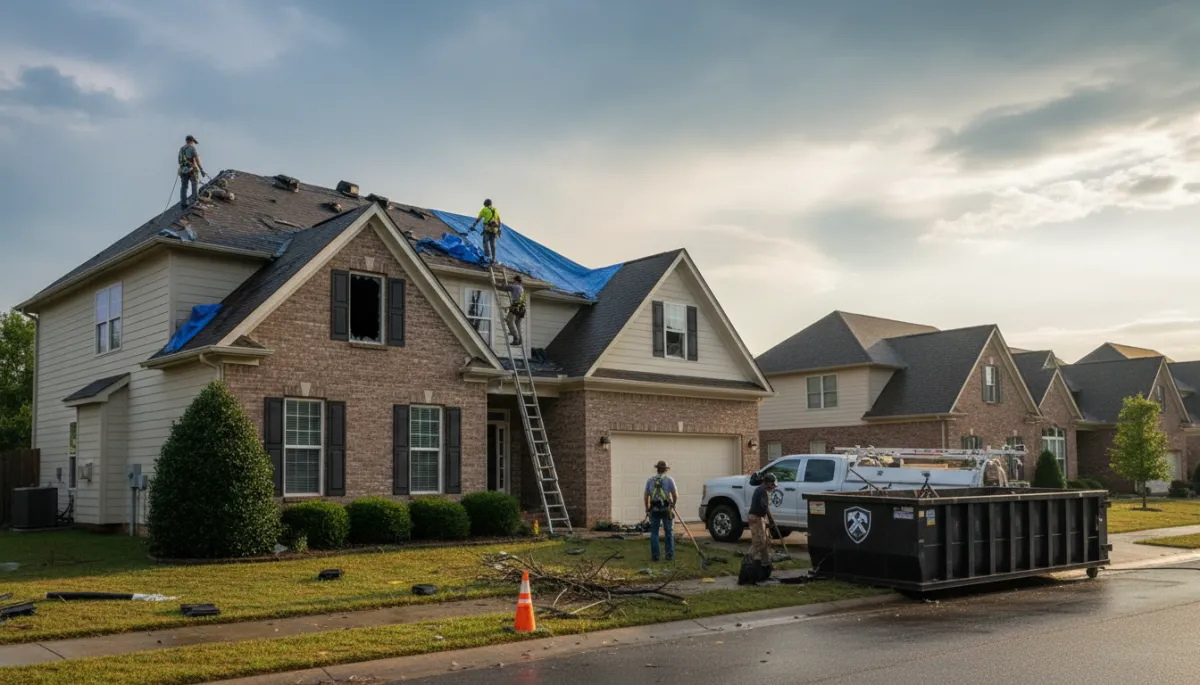 Storm Damage Restoration in Richmond, VA