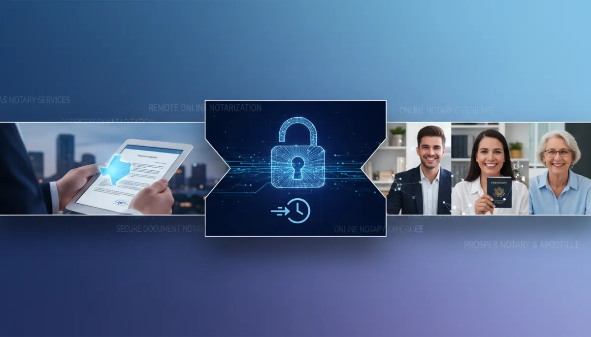 Fast & Secure Remote Online Notarization in Texas