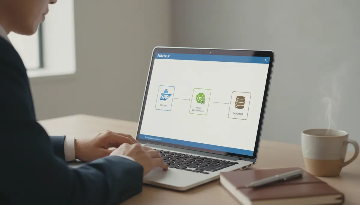 Business analyst designing Nintex workflow integrated with SAP
