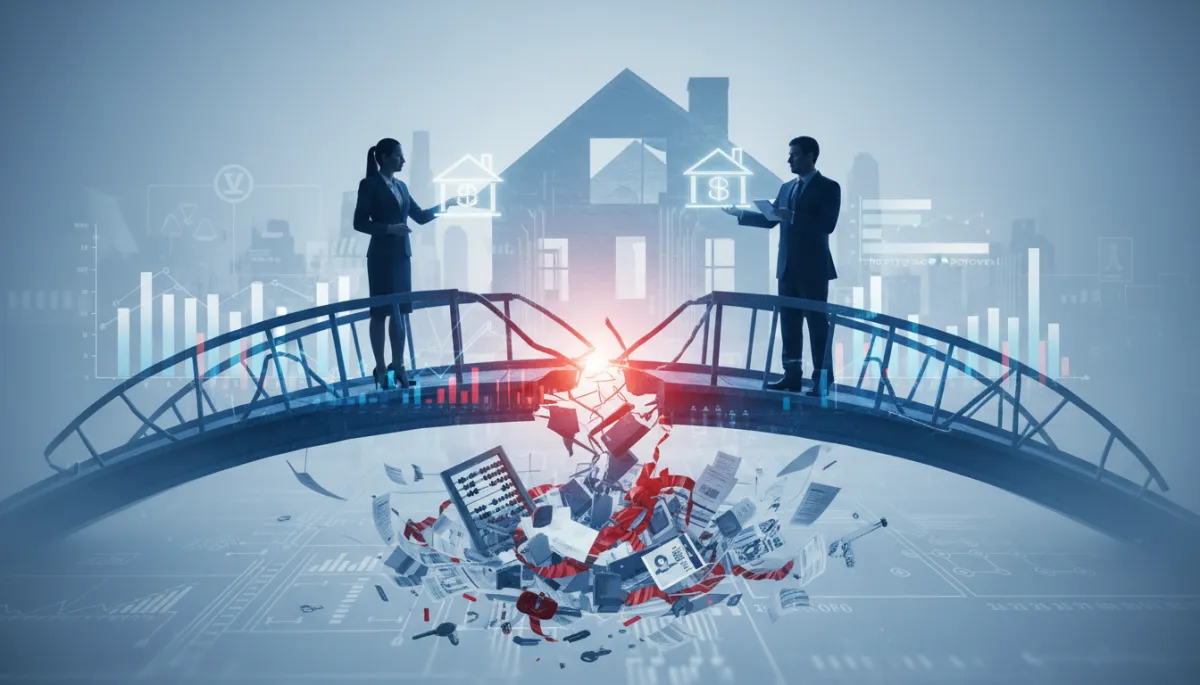 add a photoreaslistic photon on this prat. Context: This is for a blog post about "Why Mortgage Financing Issues Sometimes Appear Mid‑Transaction". Style: Professional quality, photorealistic, high resolution