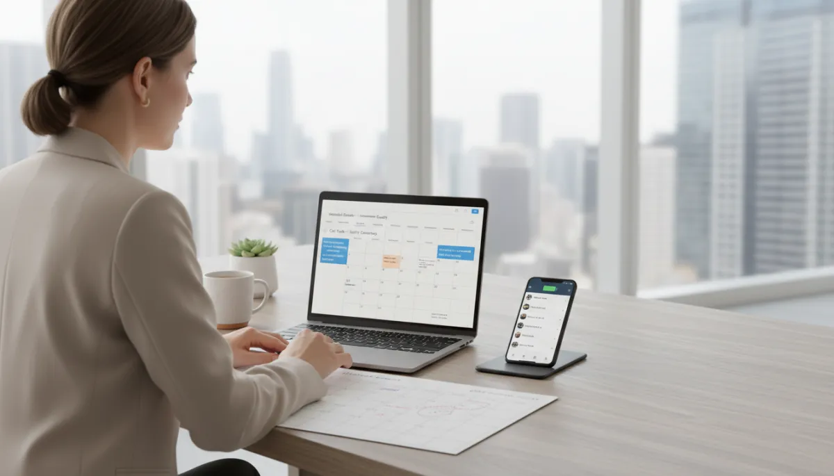 Real estate agent planning equity-based outreach cadence
