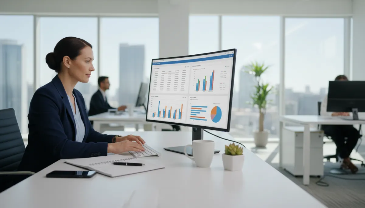 Real estate agent planning equity review outreach using a contact list and charts