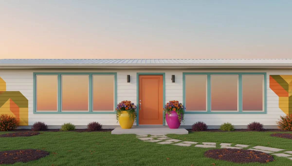 Finished exterior ready for real estate photography