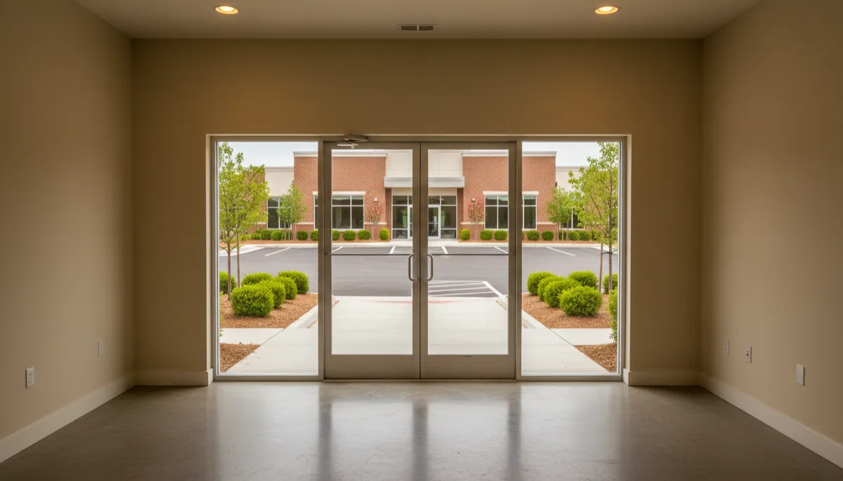 Clean, well-lit vacant commercial unit staged and ready for showings Clean, well-lit vacant commercial unit staged and ready for showings
