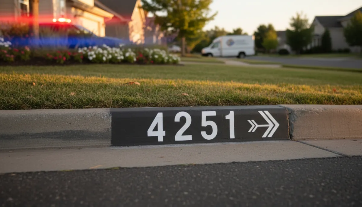 Readable Curb Painting for OKC Homes