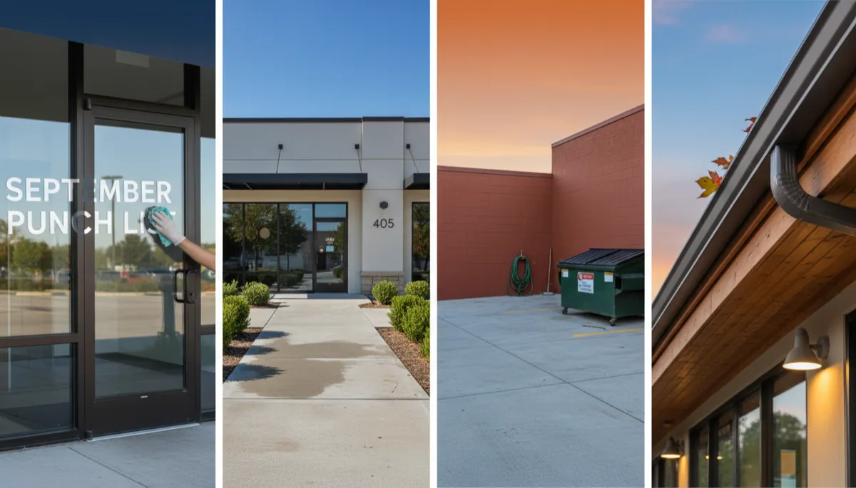 September Exterior Punch List for Oklahoma Properties