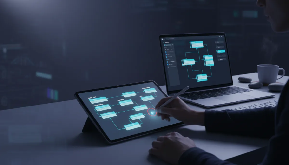 Photorealistic audit of business process steps with AI workflow design