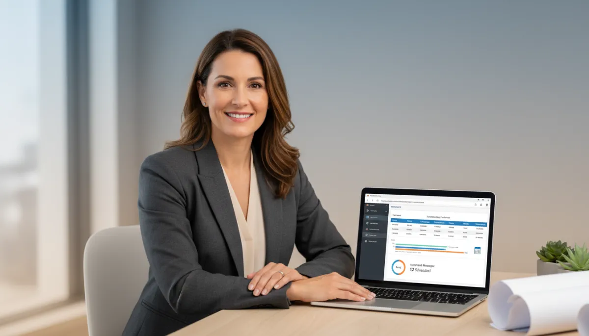 Roofing company owner using AI tools and automation to manage customer follow-up