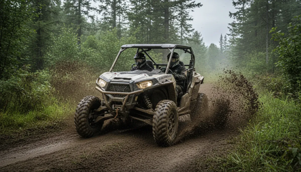 Add 2 more pictures. Context: This is for a blog post about "What Is a SxS? Understanding Side-by-Sides and How They Compare to UTVs". Style: Professional quality, photorealistic, high resolution Add 2 more pictures. Context: This is for a blog post about "What Is a SxS? Understanding Side-by-Sides and How They Compare to UTVs". Style: Professional quality, photorealistic, high resolution