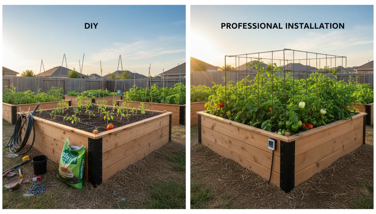 DIY vs. Professional Raised Bed Gardens
