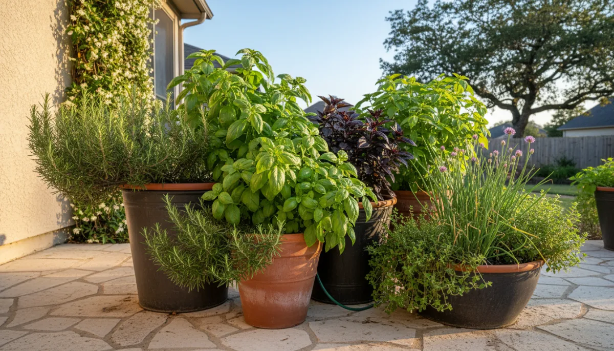 Best Herbs for North Texas Patio Heat