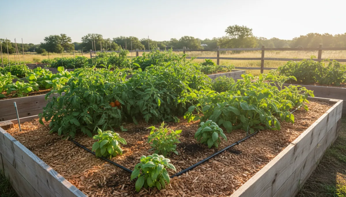 Drip Irrigation for North Texas Raised Beds