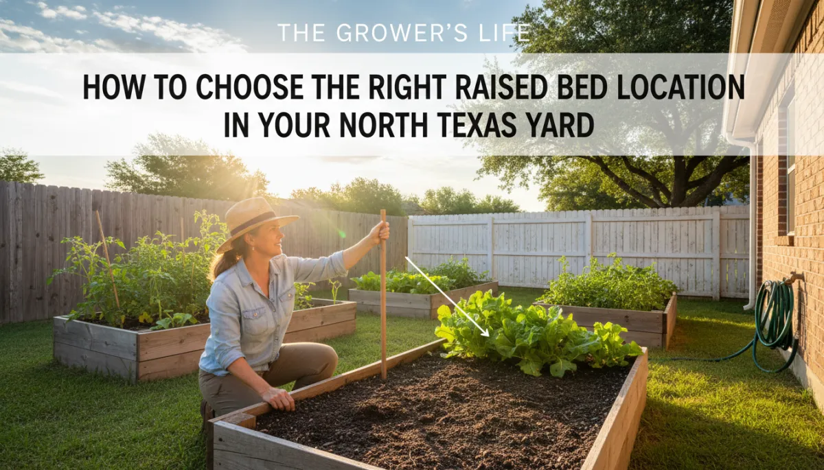 Choose the Best Raised Bed Location in North Texas