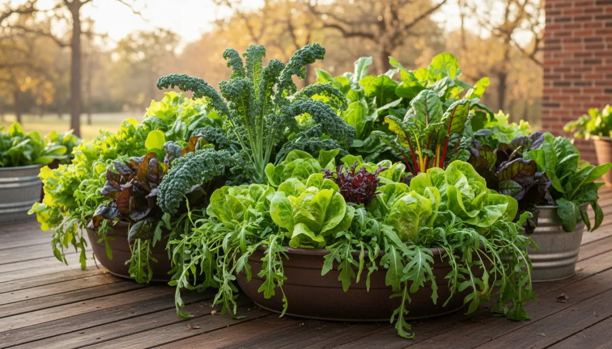 Grow Leafy Greens on Your Patio in North Texas