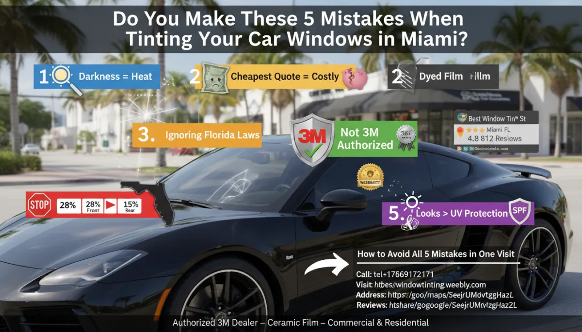Avoid 5 Common Car Window Tinting Mistakes