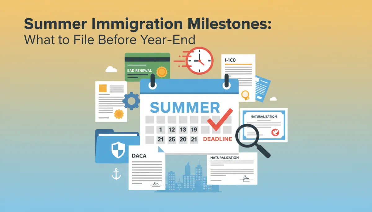 Key Immigration Milestones Before Year-End