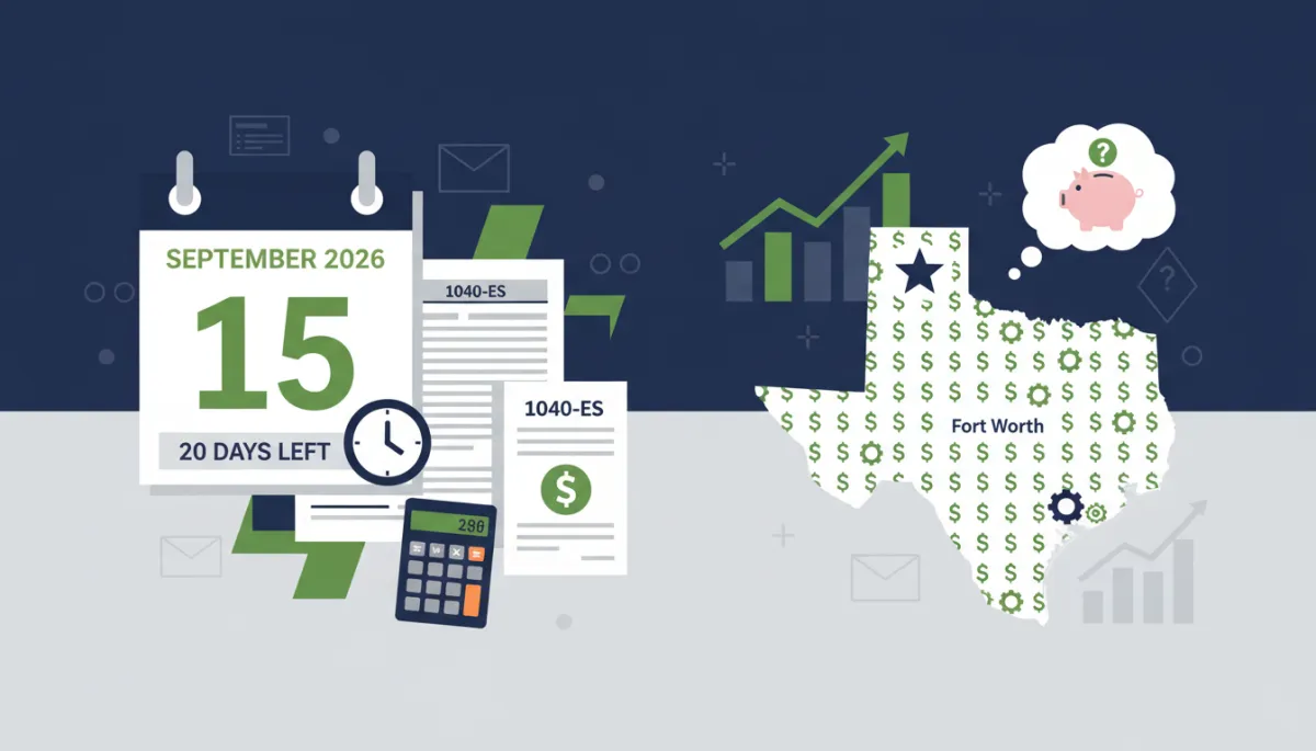 Q3 Estimated Taxes Due: Fort Worth Self-Employed Guide