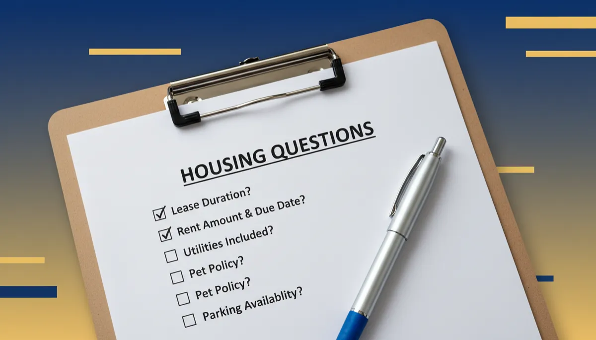 Checklist of questions to ask furnished housing providers