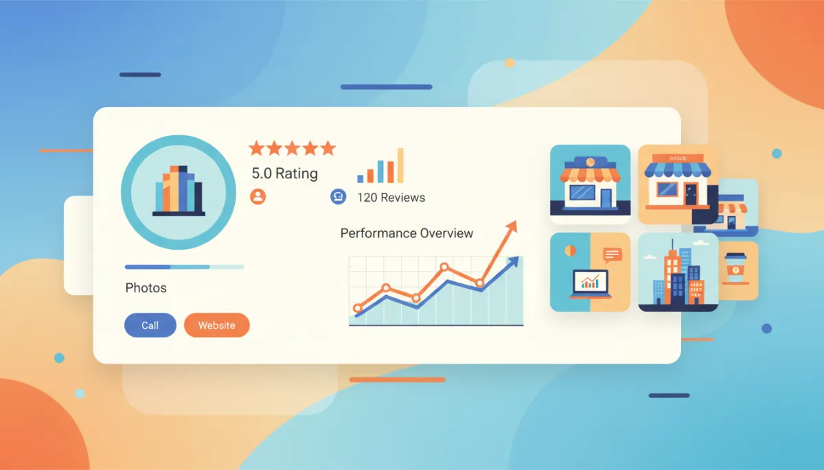 Optimized Google Business Profile showing reviews and call-to-action buttons