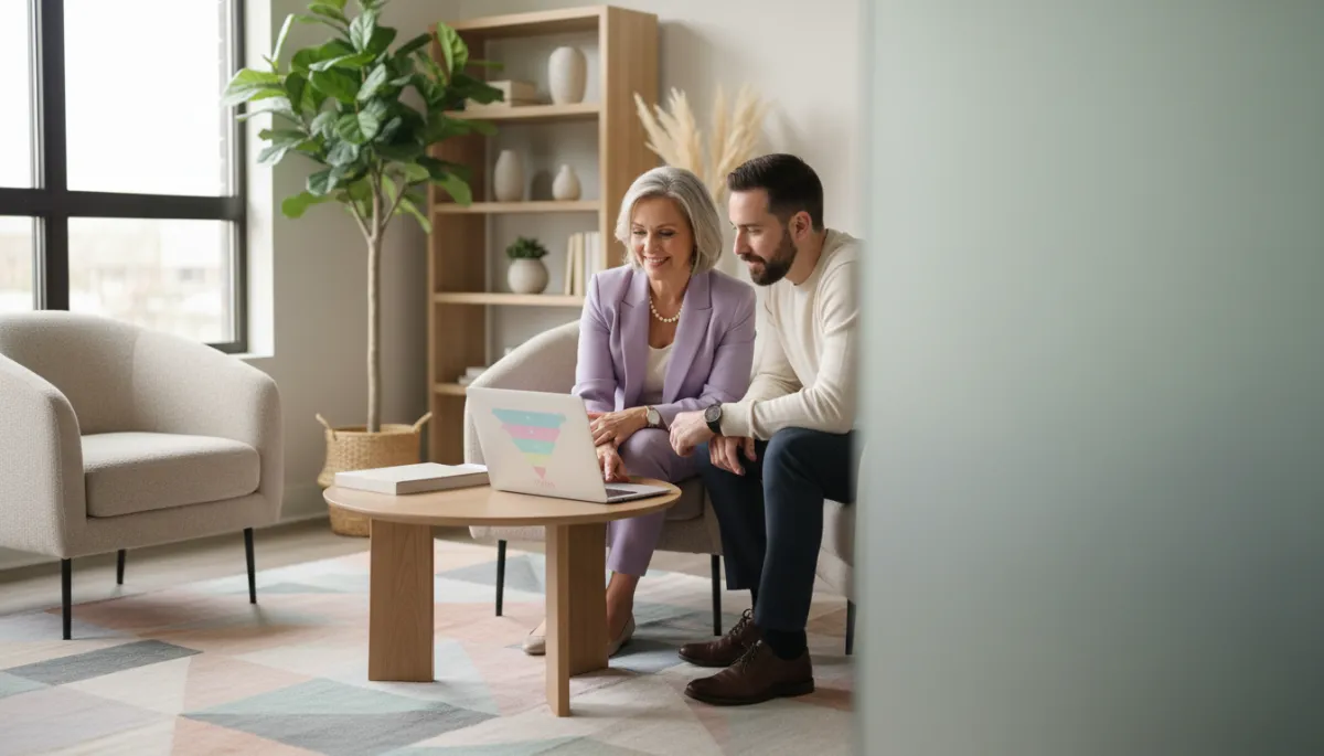 Senior living operator reviewing a growing owned lead funnel with a marketing partner