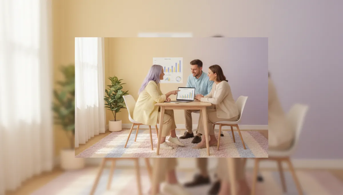 Home care agency team reviewing improved response times and client growth Home care agency team reviewing improved response times and client growth