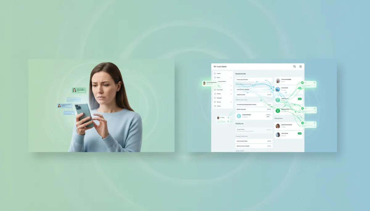 Family sending multiple home care inquiries while an agency responds instantly with AI Family sending multiple home care inquiries while an agency responds instantly with AI