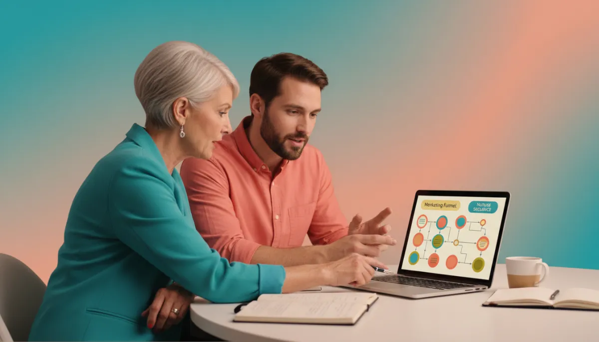 Senior living operator and agency partner planning nurture system