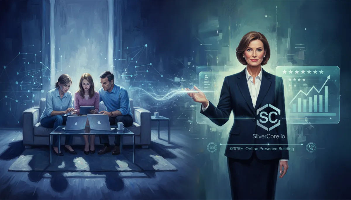 Adult daughter and elderly parent discussing senior care options