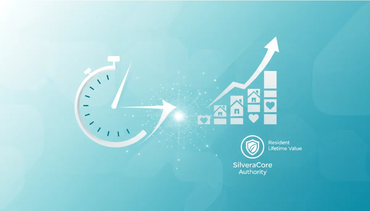 Professional dashboard view for senior living operators