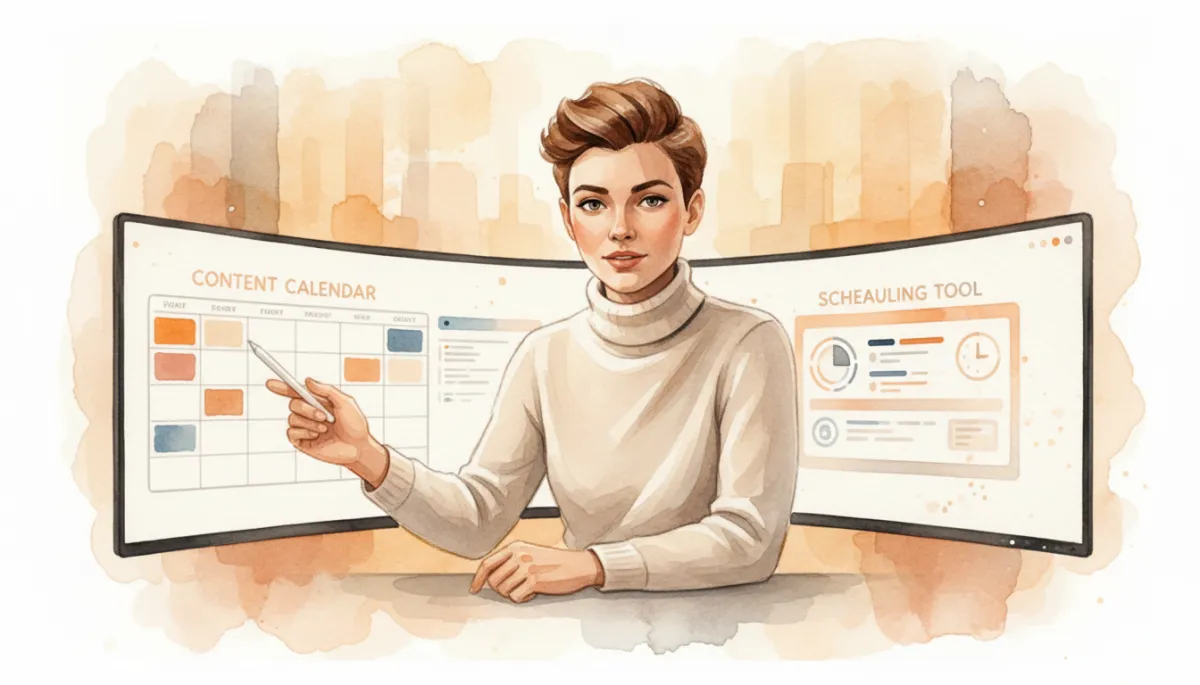 Marketer comparing agency-led social media calendar with automated scheduling platform Marketer comparing agency-led social media calendar with automated scheduling platform