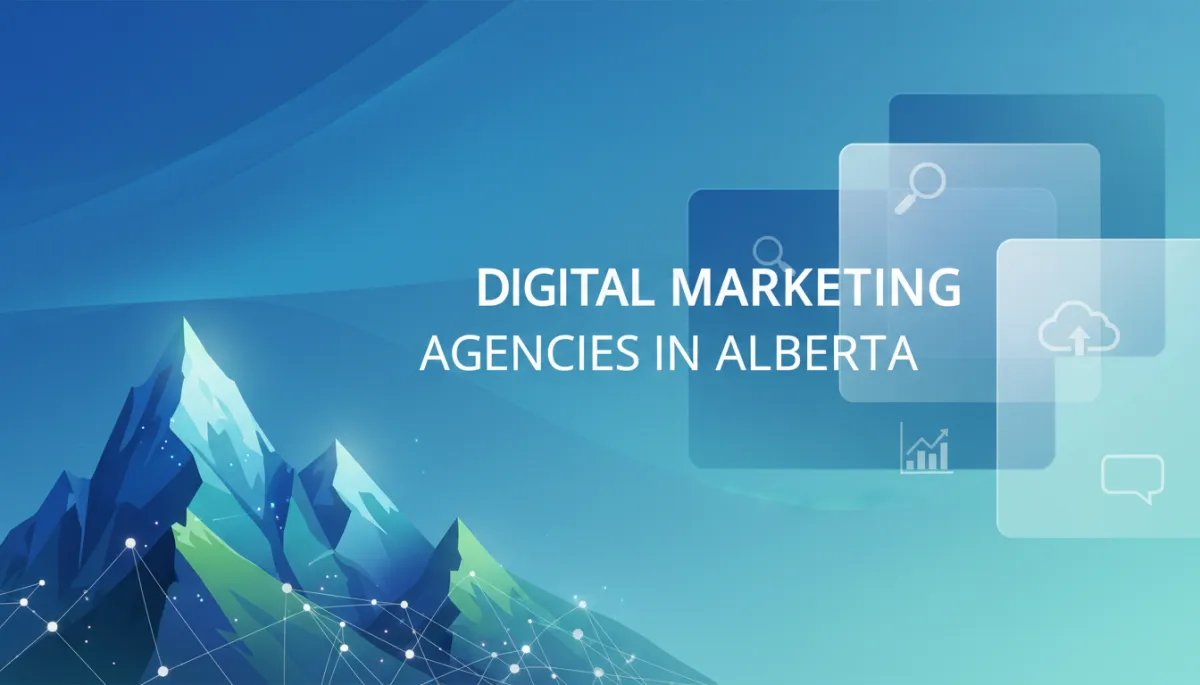 SaaS founders and marketing team in Alberta boardroom reviewing analytics