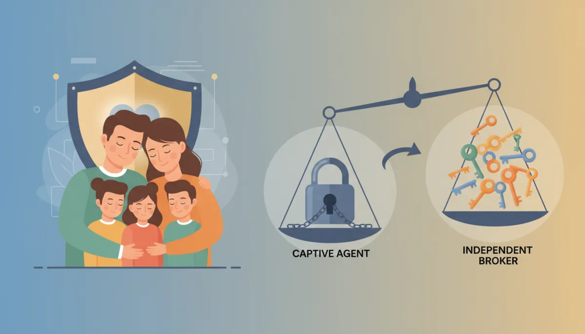 Captive Agent vs. Broker: Best for Family Protection
