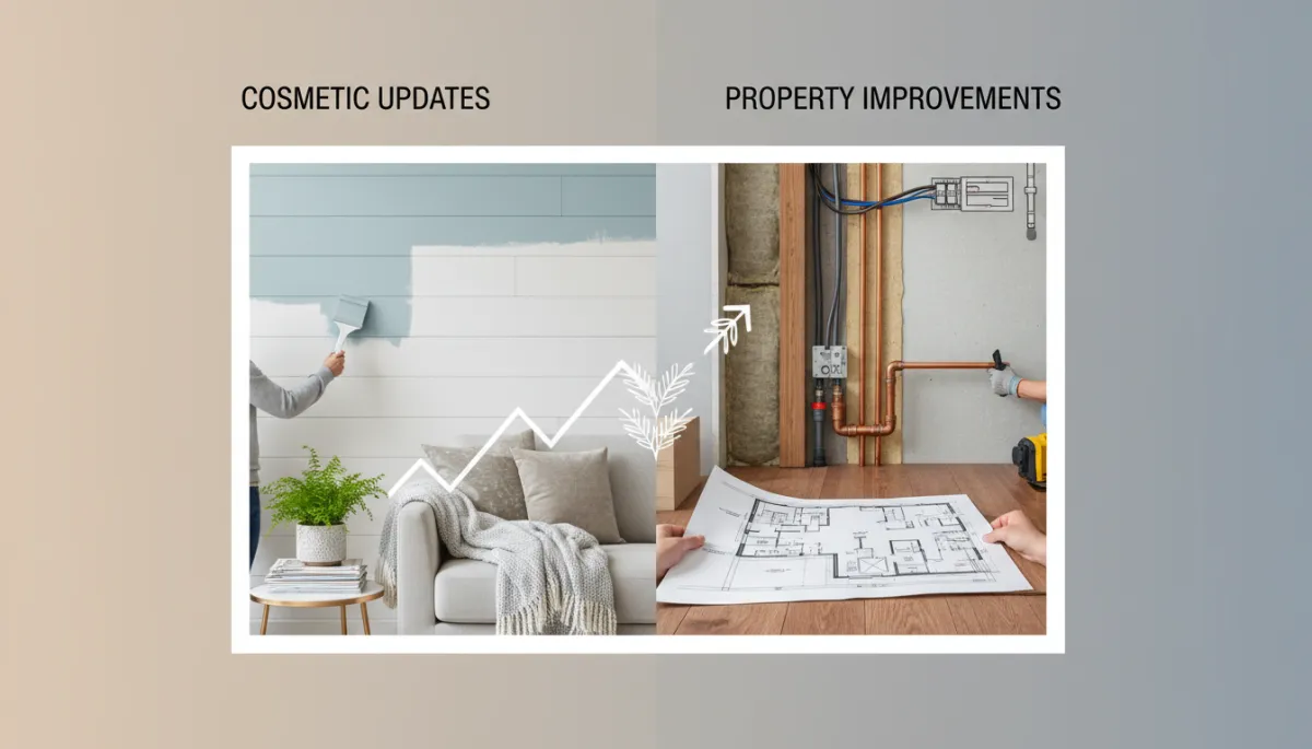 Cosmetic Updates vs. True Property Improvements