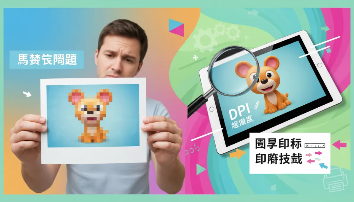 解像度與DPI：避免圖片印刷變馬賽克