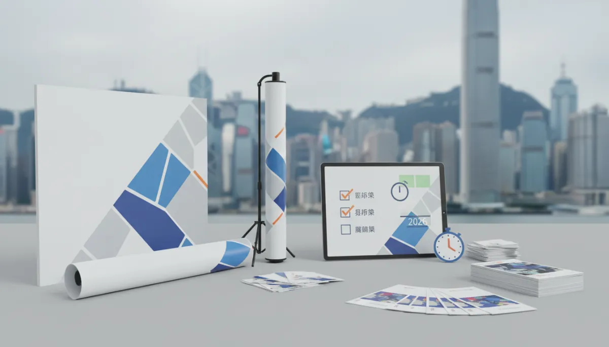 2026 香港展覽印刷指南：Foamboard與急速服務