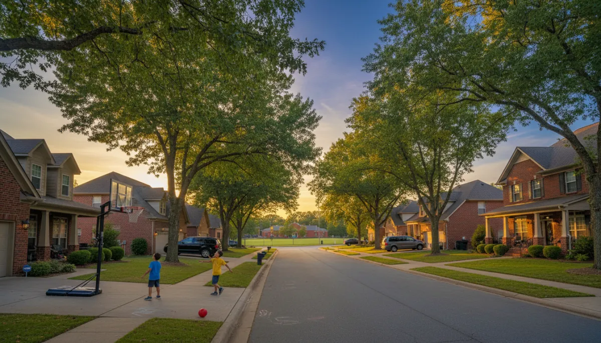 Family homes on a quiet cul-de-sac in the Spain Park Hoover AL area