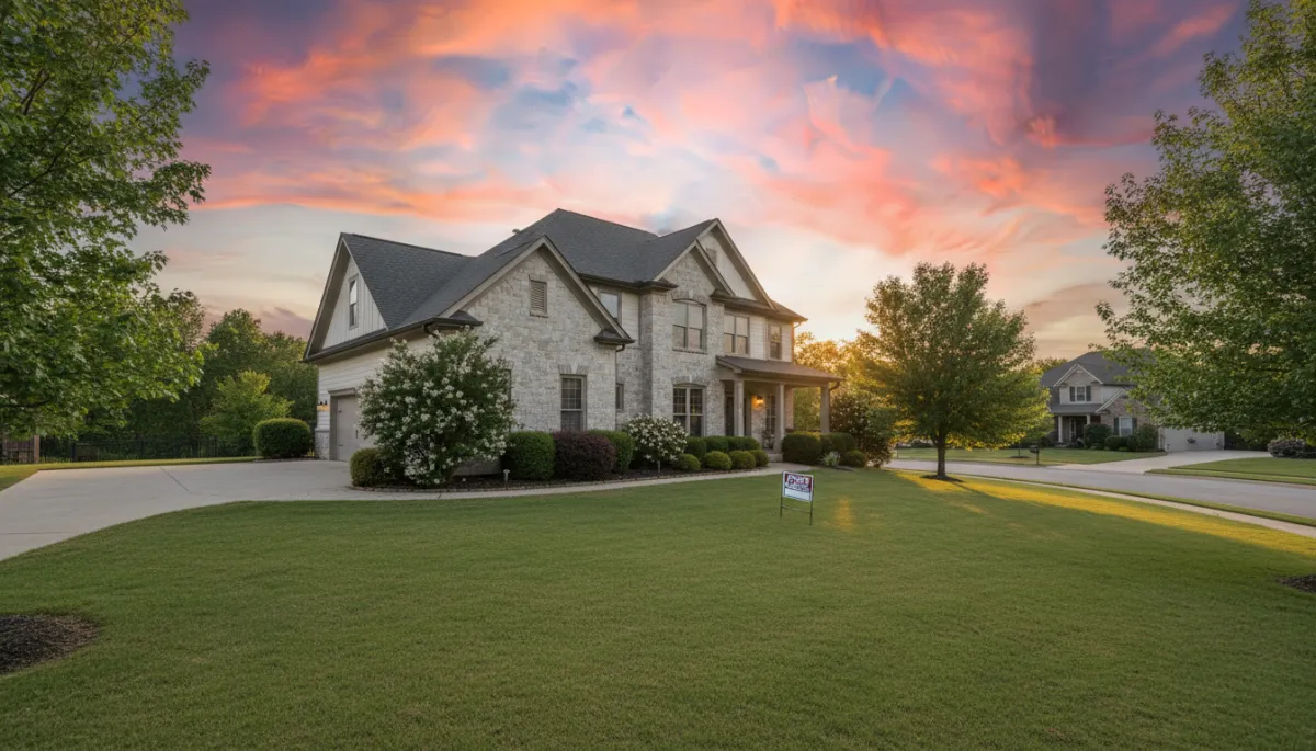 Attractive Hoover Alabama home listed for sale in a quiet neighborhood