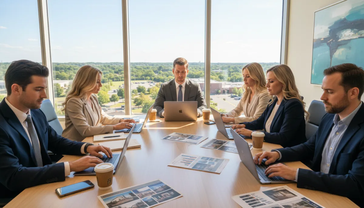 Real estate agents in Alabama participating in professional development meeting