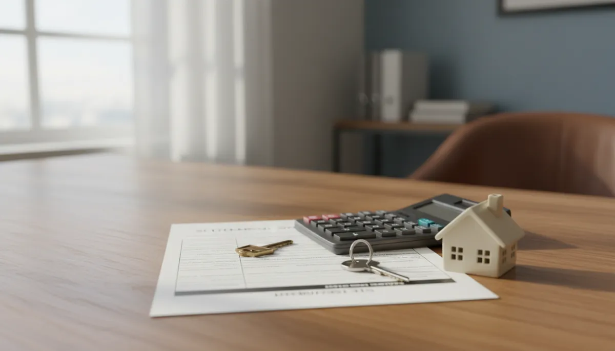 Settlement statement and calculator showing real estate commission on a Hoover home sale