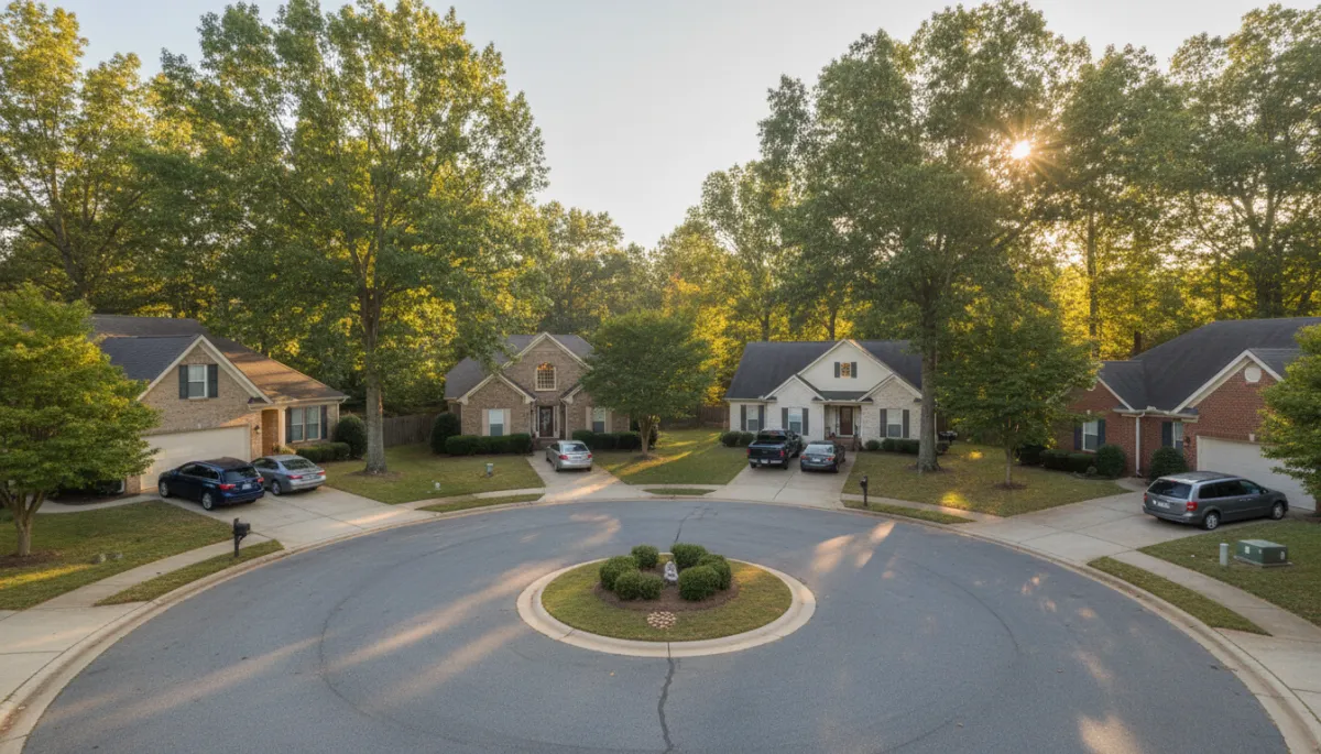 Quiet Hoover Alabama cul-de-sac with brick homes for sale in 2026