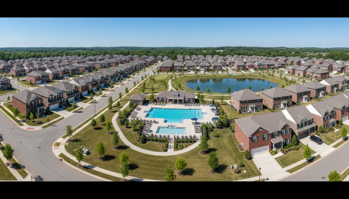 New construction homes and community amenities in Hoover