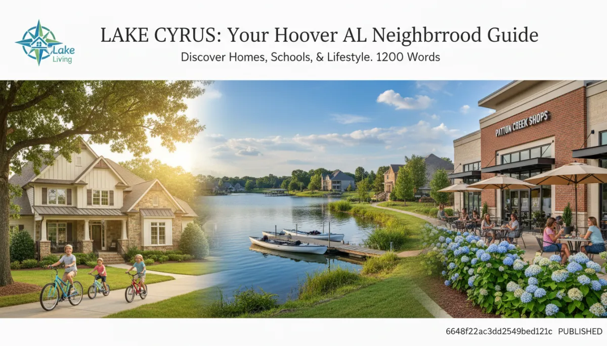 Lake Cyrus Homes: Peaceful Living Near Birmingham