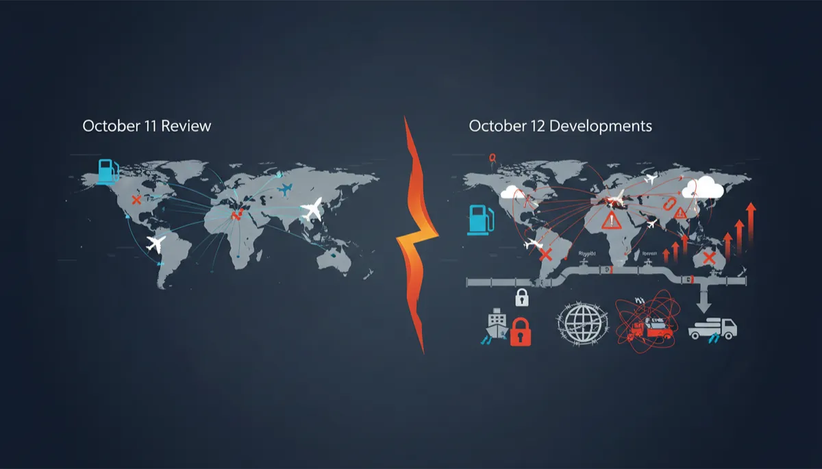 Global Oil & Transport Stress: Oct 11-12 Insights