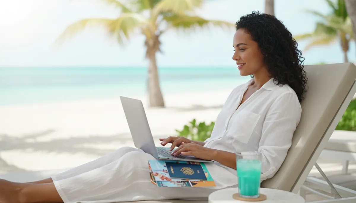 Dentist in Punta Cana using modern digital dental equipment