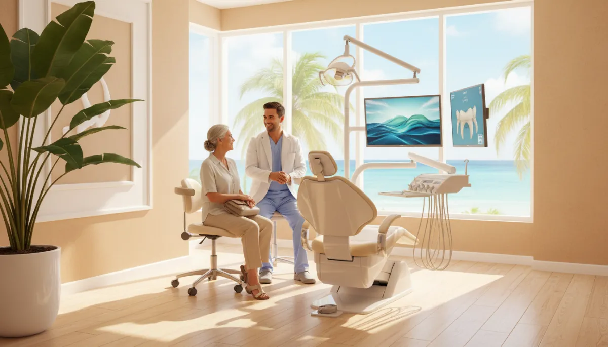 Modern dental clinic interior in Punta Cana