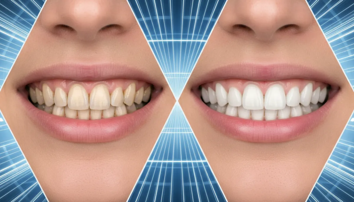 Before and after concept of a digitally planned smile transformation using DSD