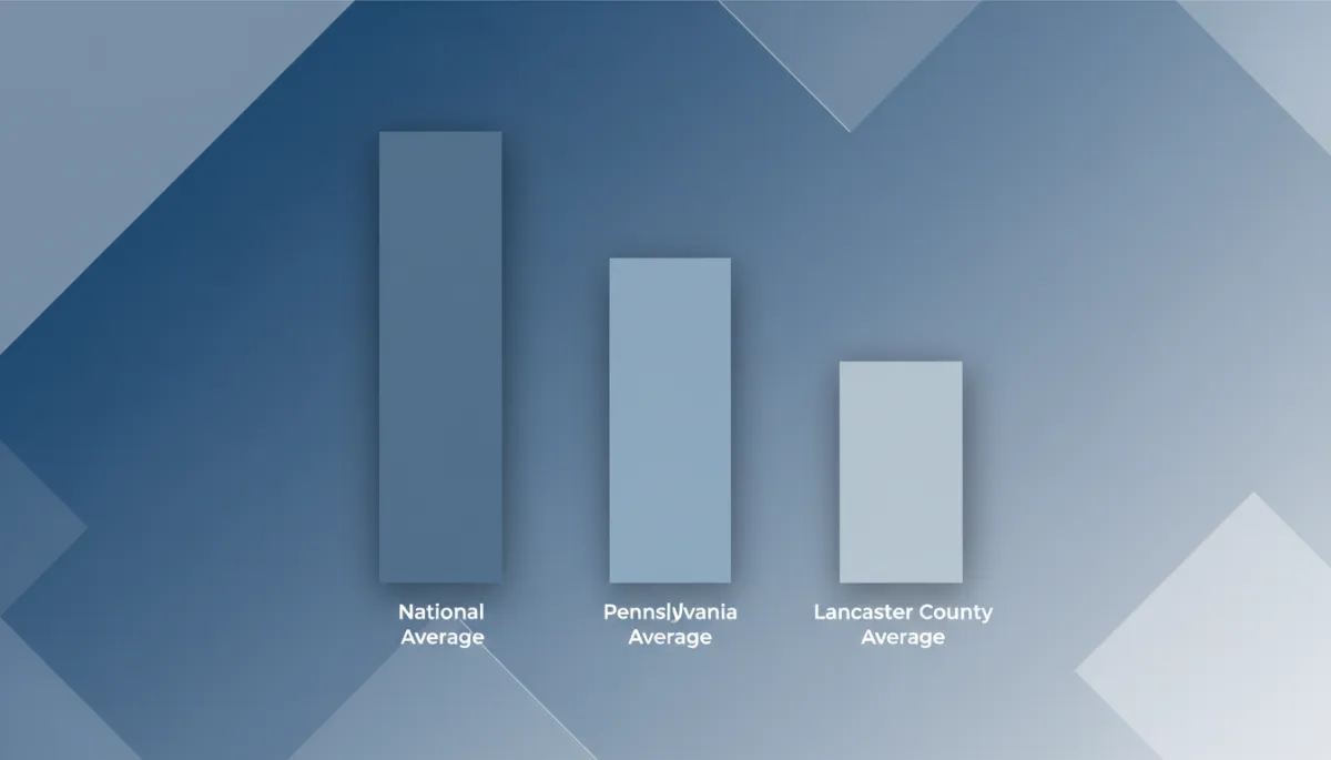 Comparison chart of national, Pennsylvania, and Lancaster County siding costs Comparison chart of national, Pennsylvania, and Lancaster County siding costs