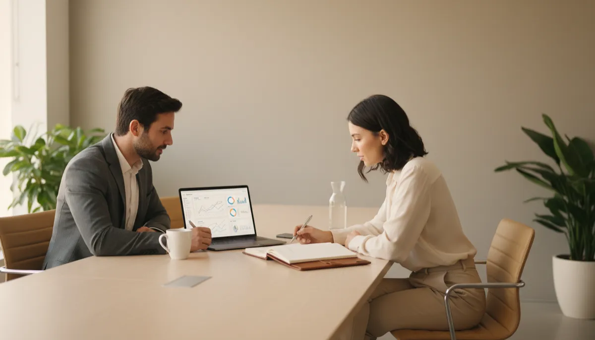 Advisor and business owner planning how to reinvest tax savings into growth